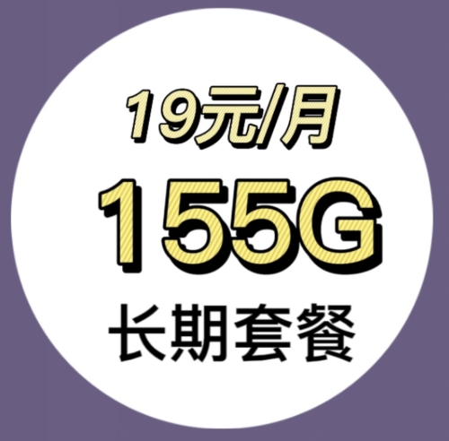 电信19元155g流量